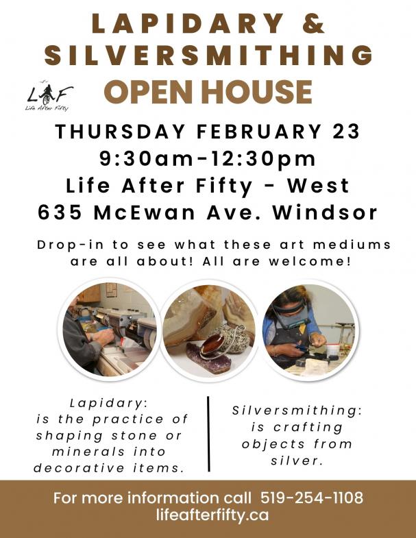 Lapidary & Silversmithing Open House!